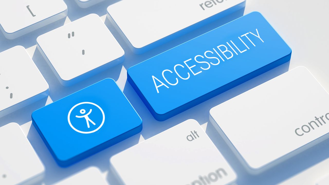 Pictue of keyboard with accessibility keys